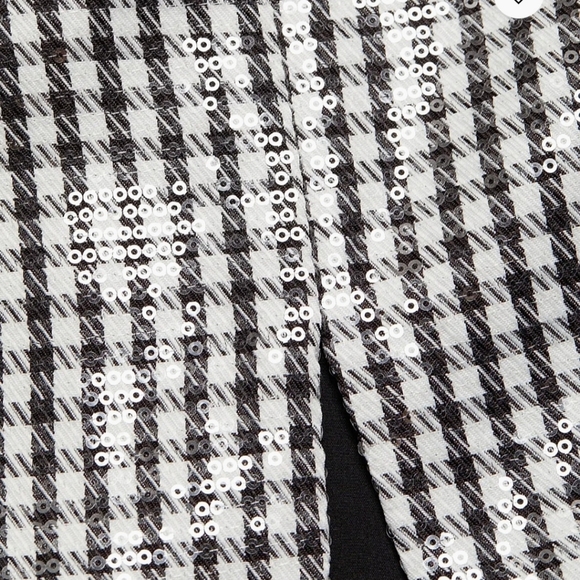WAYF Icon Sequin Gingham Minidress SIZE XL NEW. - Picture 6 of 12